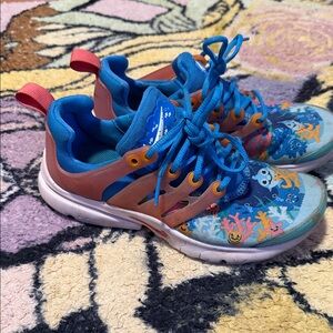 Nike Kids Shoes with Ocean Theme